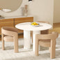 RIVOVA Modern Barrel Dining Chairs Set of 3, Velvet Upholstered Accent Side by RIVOVA