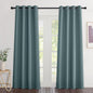 NICETOWN Greyish Blue Curtains 84 inches Long, Grommet Room Darkening Thermal by NICETOWN
