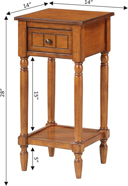 Convenience Concepts French Country Khloe 1 Drawer Accent End Table 14" - Image 8