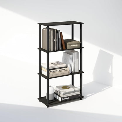 Furinno Turn-N-Tube Book Shelf, 4-Tier Bookshelf, Bookcase by Furinno-FitsYourSpaceFitsYourBudget