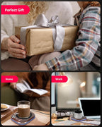 Mug Warmer,40W Coffee Mug Warmer for Desk with Temperature Display, 4 H Auto Shut Off, 3 Temp Settings & 1-12H Timer, Smart Electric Beverage Warmer for Coffee, Tea, Water, Milk and Coco(Wood Grain)