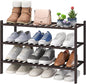 viewcare Shoe Rack for Closet, 3-Tier Bamboo Wood Shoe Racks, Stackable | by VIEWCARE