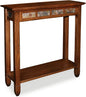 Leick Home 10059 Rustic Slate Tile Hall Console Sofa Table by LeickFurniture