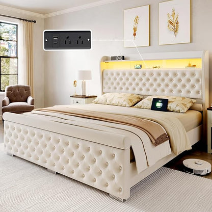 ROCHECASA King Size Bed Frame by ROCHECASA