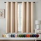 MIULEE Blackout Curtains for Bedroom 2 Panels 40 x 63 Inch Long Beige | Thermal by MIULEE