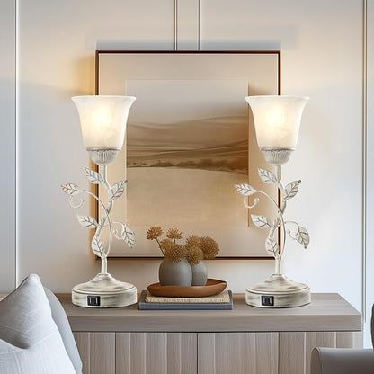 Set of 2 Rustic Touch Table Lamps - Image 4