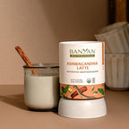 Banyan Botanicals Ashwagandha Latte – Caffeine-Free Organic Herbal Latte Mix – Instant Herbal Adaptogen Drink for Energy, Relaxation, and Nourishment* – 4.2 oz – Non-GMO Sustainably Sourced Vegan