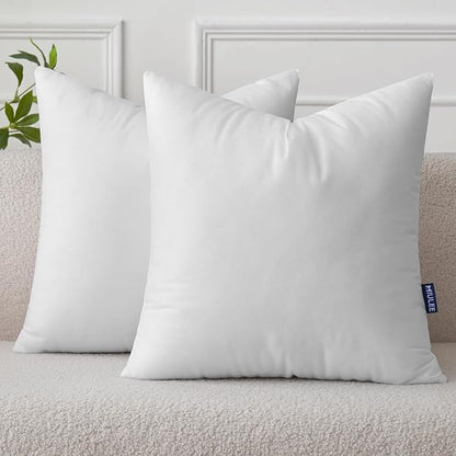 MIULEE Pillow Insert 18x18 Inch Set of 2, Decorative Throw Pillow Inserts | by MIULEE