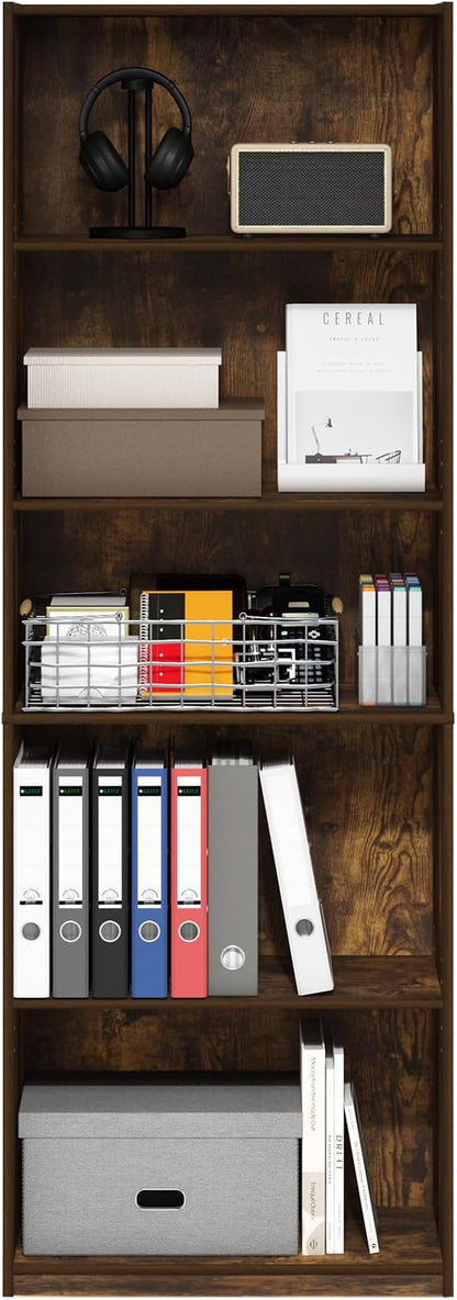 Furinno GEHRY Book Shelf, 5-Tier Bookshelf - Image 6