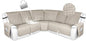 HDCAXKJ 100% Waterproof Reclining Sectional Couch Covers L Shape Recliner Sofa by HDCAXKJ