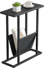 Yusong Narrow Side Table for Small Spaces, Small End Table by Yusong