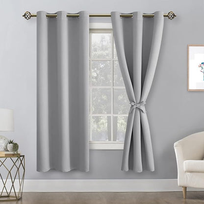 Blackout Curtains for Bedroom, 38 x 63 Inches Length, Window Curtains for - Image 8