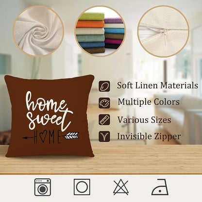 YCOLL Pillow Covers 20x20 Set of 4, Modern Sofa Throw Pillow Cover, Decorative - Image 6