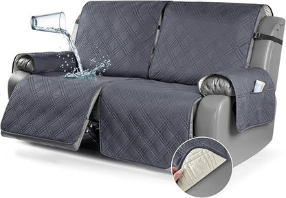 TAOCOCO 100% Waterproof Oversized Loveseat Recliner Cover, Non Slip Split by TAOCOCO