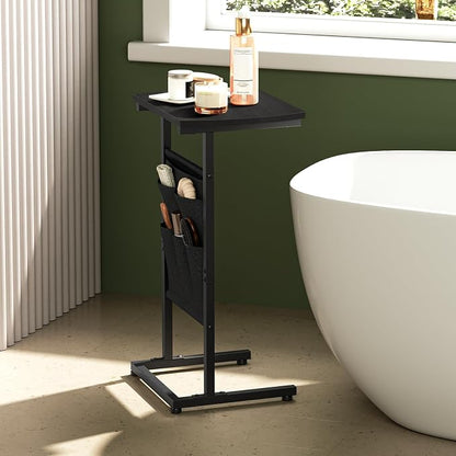 HOOBRO C Shaped End Table, 28.3" Side Table - Image 6