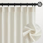 Topfinel 105 Inch Curtains 2 Panels Set, Two Packs Pinch Pleat Back Tab Linen by Topfinel