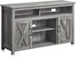 BELLEZE Modern 48 Inch Barn Door Wood TV Stand & Media Entertainment Center by BELLEZE