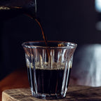 MHW-3BOMBER Shot Glasses Set of 6 Small Glass Cups 3OZ Latte Glasses for Espresso, Whiskey, Vodka, Spirits & Liquors G6190-0S