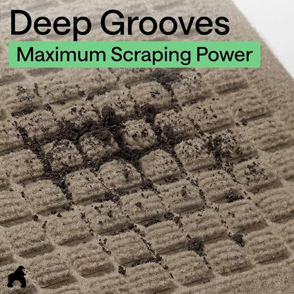 GORILLA GRIP® Ultra Absorbent Front Door Mat Outside Entrance, Traps Dirt and - Image 4