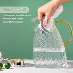 Glass Pitcher With Lid and Spout, 1.8 Liter 60 oz Glass Pitchers With Handle And Lid, Jug Water Pitchers For Fridge, Carafe Jar for Hot/Cold Water Iced Tea Juice Coffee Milk Beverage