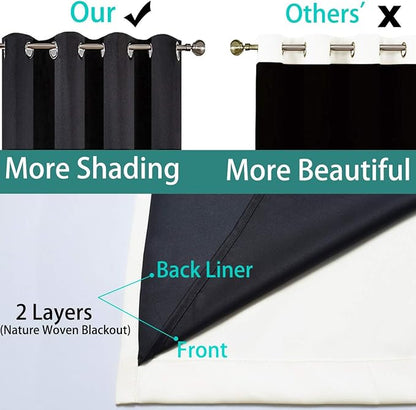 Yakamok Cream Blackout Curtains 84 Inches Long - Image 5