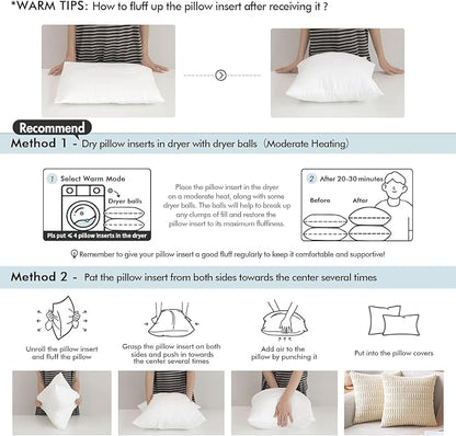 MIULEE 14x32 Inch Throw Pillow Insert - Image 7