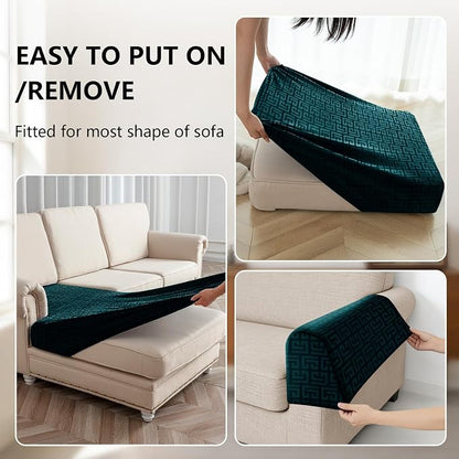 UNBBRRL Stretch Couch Armrest Covers - Image 4