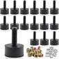 5/16 Rubber Adjustable Furniture Leveler，16 Pack Leveling Feet Screws in by DIYfurniturerepairtools