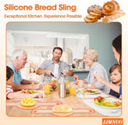 Silicone Bread Sling Dutch Oven，2 PCS Silicone Baking Mat Set，Non-Stick & Easy Clean Reusable Bread Mat With Extra Long Handles, Bread Baking Mat for Sourdough Transfer
