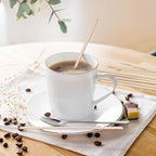 WISYOK 1000 PCS Coffee Stirrers, 7 Inch Premium Birch Wood Sticks, Smooth Round Ends, Splinter-Free Disposable Stir Sticks for Coffee Bar, Office, Home Use