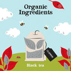 Clipper Tea, English Breakfast Assam Blend, Fairtrade, Organic, Plant-Based, Caffeinated British Tea, 1 Pack, 80 Unbleached Tea Bags