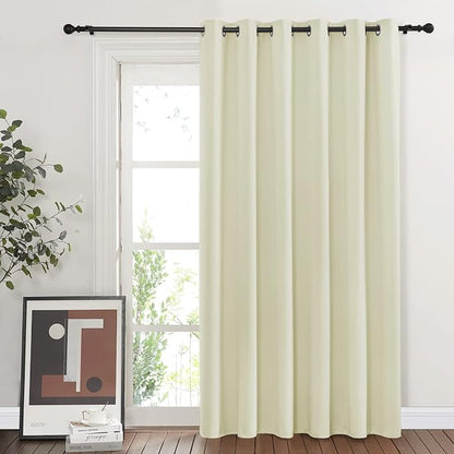 NICETOWN Blackout Sliding Door Curtain 84 inches Long, Grommet Patio Door - Image 2