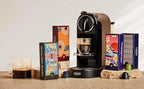 Atlas Coffee Club Espresso Pods Compatible with Nespresso Original– All Roast Variety Pack (80 Count)– Aluminum Capsules from El Salvador, Nicaragua, Peru & Uganda– Intensity 8-12