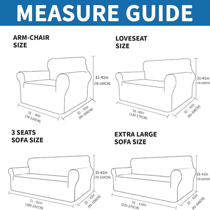 XINEAGE 2026 New Stretch Armchair Covers 1 Piece Chair Slipcovers Chair - Image 2
