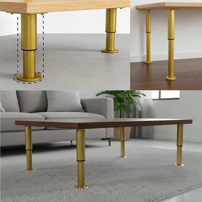 4PCS Adjustable 7.08-12.2 Inch Metal Furniture Legs Brass Furniture Replacement - Image 5
