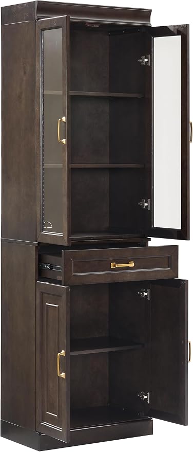 Crosley Furniture Stanton Glass Door Pantry Storage Cabinet - Image 5