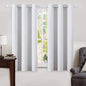 MIULEE 100% Blackout Linen Curtains by MIULEE