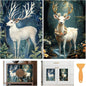 6 Sheets Forest Deer Rub on Transfers by BEUNITONE