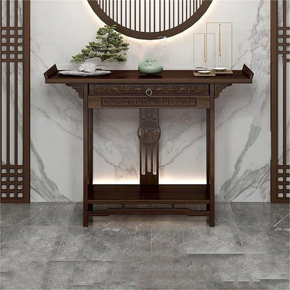 Asian Console Table for Entryway, Hallway or Living Room, Narrow Long Sofa Table by Unknown