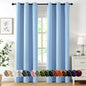 MIULEE Blackout Curtains for Bedroom 2 Panels 40 x 84 Inch Long Sky Blue | by MIULEE