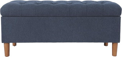 Homepop Home Decor | Tufted Ainsley Button Storage Ottoman Bench by HomePop