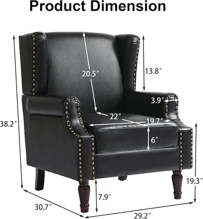 Pia Ricco High Back Floral Accent Chair - Image 2