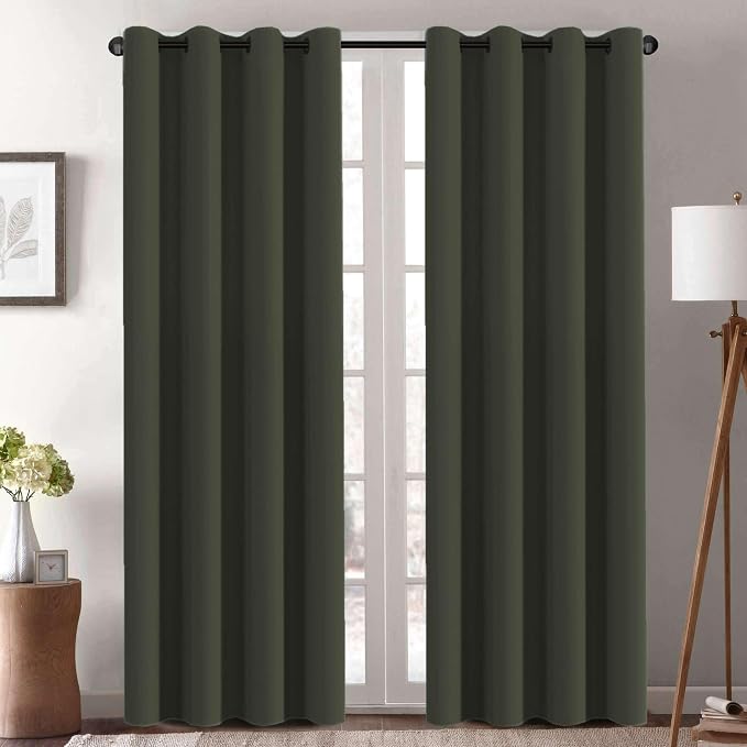 H.VERSAILTEX Thermal Insulated Blackout Window Panels Microfiber by HVERSAILTEX
