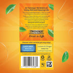 Twinings Earl Grey Lavender Black Tea Individually Wrapped Bags, 20 Count (Pack of 1), Citrus, Bergamot & Floral, Caffeinated, Enjoy Hot or Iced, 20 Teabags