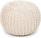 · REDEARTH · Round Pouf Ottoman by REDEARTH