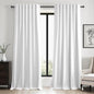 Topfinel 120 Inch Linen Blackout Curtains 2 Panels by Topfinel