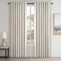 Topfinel 80 Inch Long Linen Blackout Curtains 2 Panels Set by Topfinel