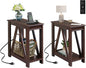 WLIVE End Tables Living Room Set of 2 by WLIVE