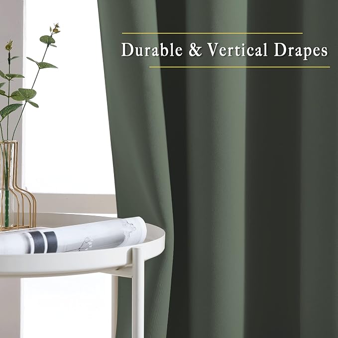 NICETOWN Blackout Curtains 48 inch Long - Image 5