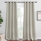 NICETOWN Natural Room Darkening Curtains 120" Long by NICETOWN